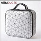 PU Travel Cosmetic Organizer Bag With Adjustable Dividers