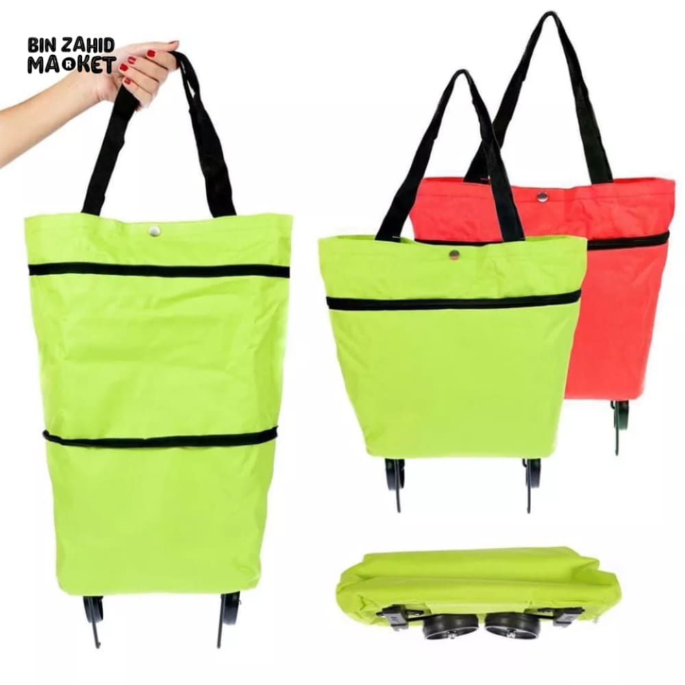 Foldable Trolley Bag With Wheels