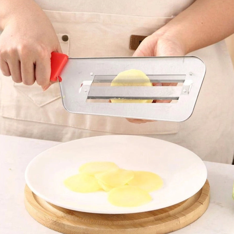 Stainless Steel Double-Blade Cabbage & Vegetable Slicer