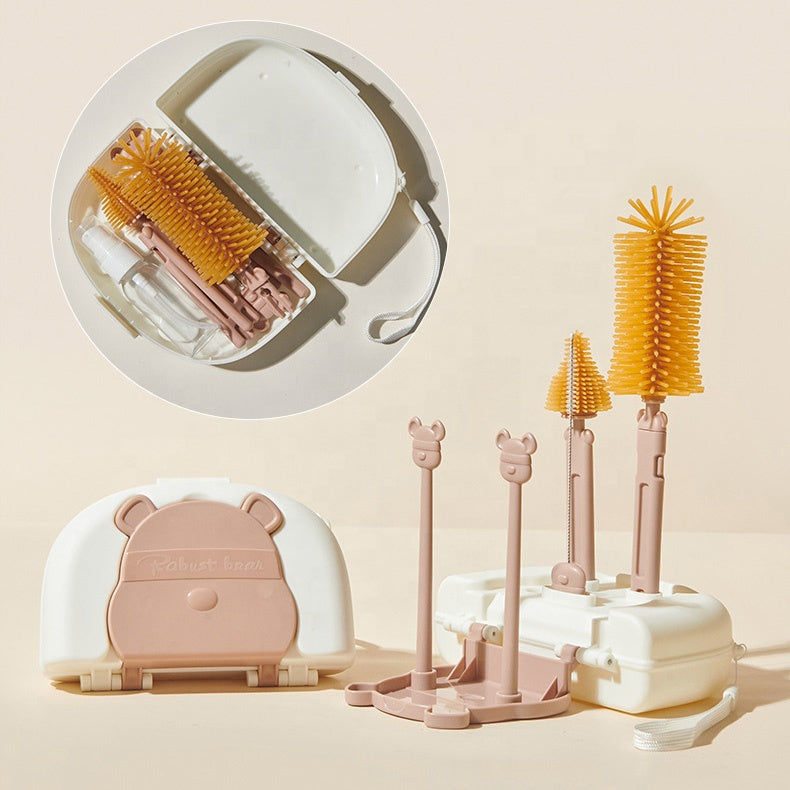 6 in 1 Travel Baby Bottle Cleaner Kit