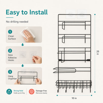 Modular Kitchen Wall Organizer