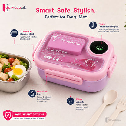 Banto Smart Temperature Stainless Steel Lunch Box 800ml
