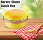 Burger Shape Leak Proof Plastic Lunch Box