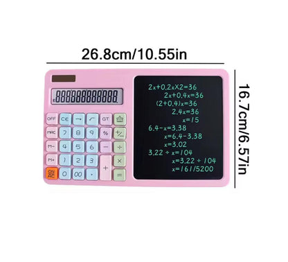 Hand-Drawn Calculator with Handwriting Board