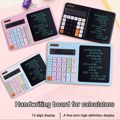 Hand-Drawn Calculator with Handwriting Board