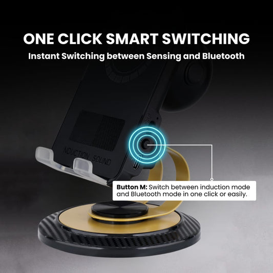 Induction Bracket Speaker Wireless BT Phone Holder