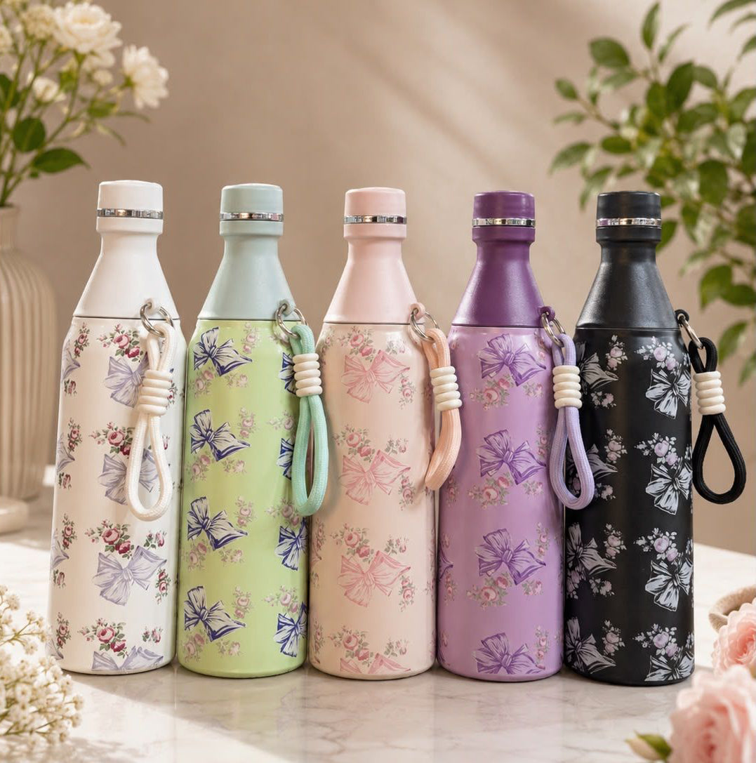 500ml Stainless Steel Bow Water Bottle