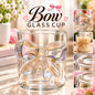 Cute 3D Bow Glass Cup
