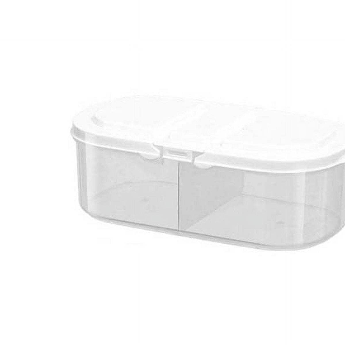 4 Piece Plastic Spice Container Set With 2 Way Lids