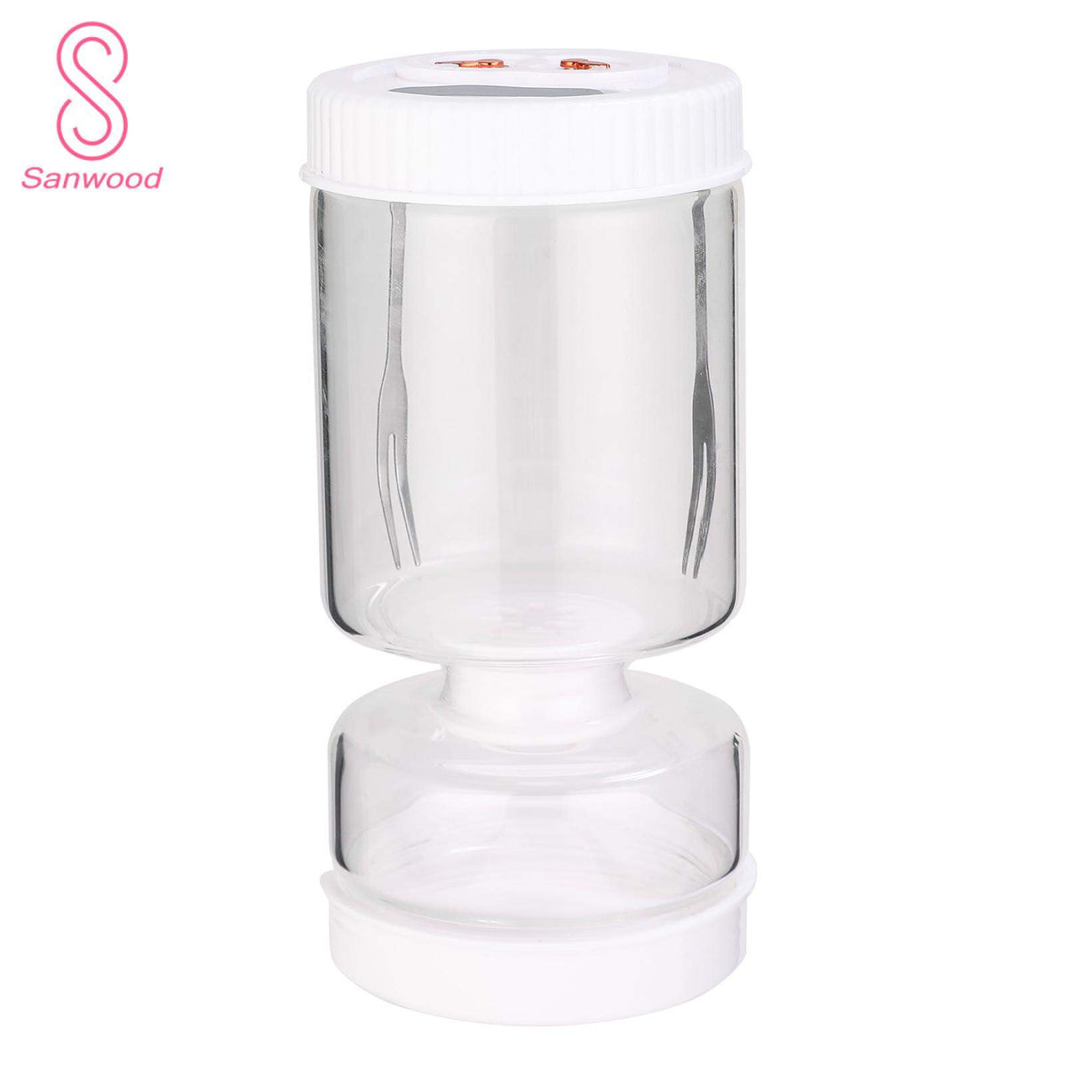 Borosilicate Glass Pickle Jar With Strainer