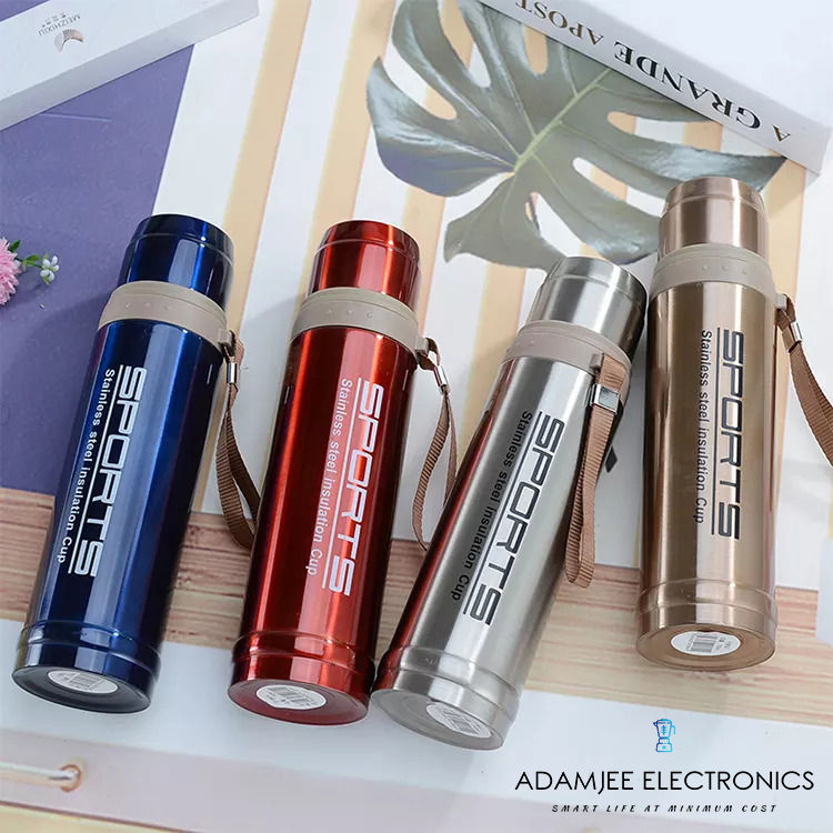 Sports Vacuum Flask 750ml Stainless Steel Water Bottle