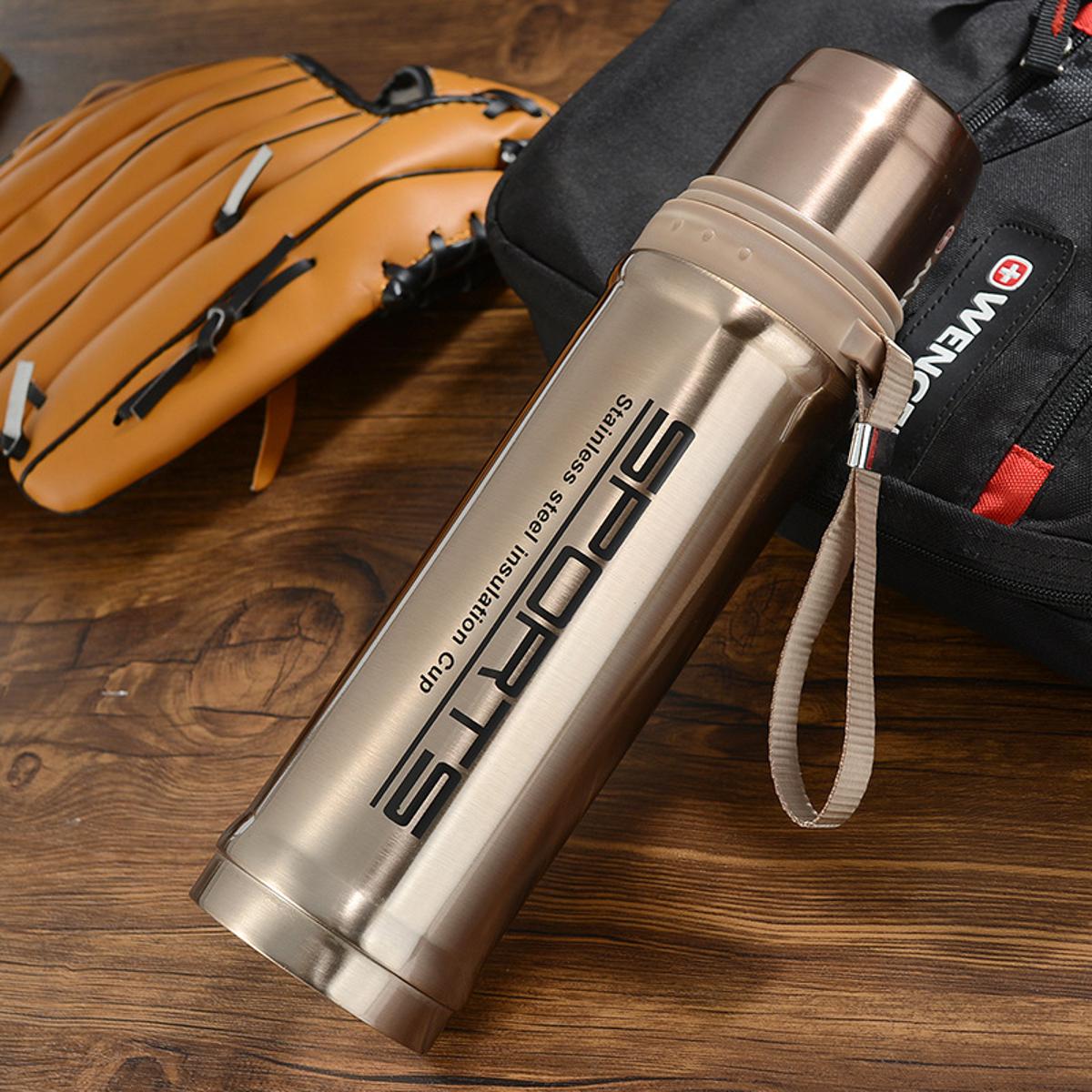 Sports Vacuum Flask 750ml Stainless Steel Water Bottle