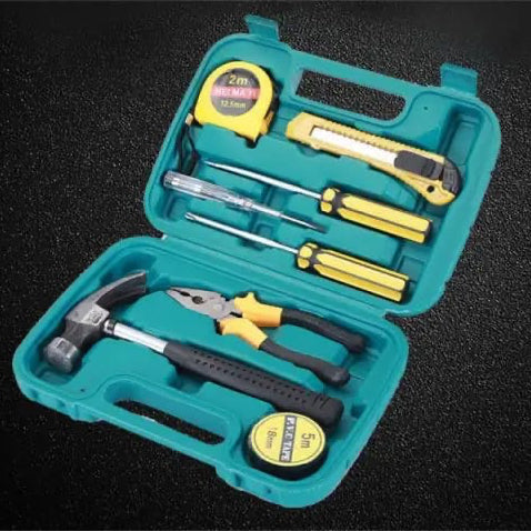 8 PCS Tool Set With Carry Box