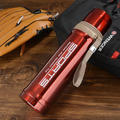 Sports Vacuum Flask 750ml Stainless Steel Water Bottle