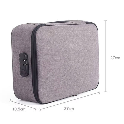 Travel Storage Briefcase Bag With Lock