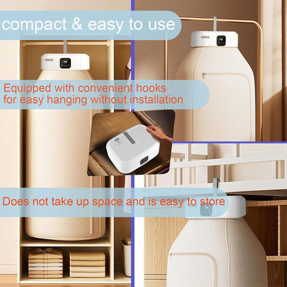 Portable Electric Clothes Dryer With Hanger