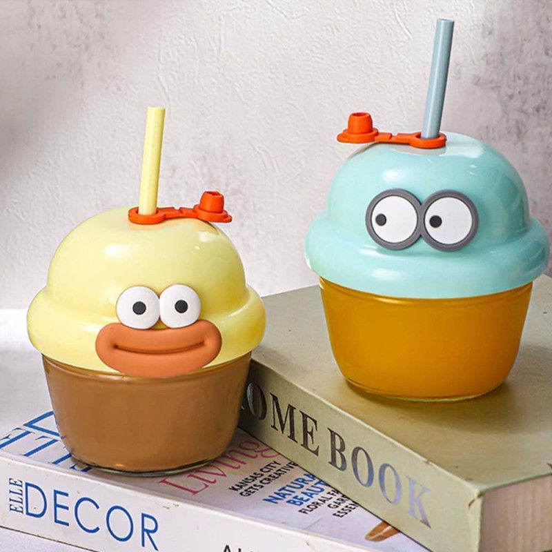 Mini Sipper Funny Face Mug 210ml Cute Drinking Cup