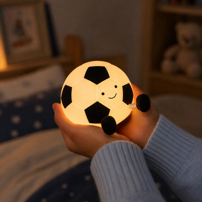 Silicone Football Night Lamp Soft Touch LED