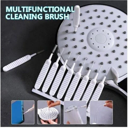 10 Pcs Shower Cleaning Brush Set Anti-Clogging Small Brush
