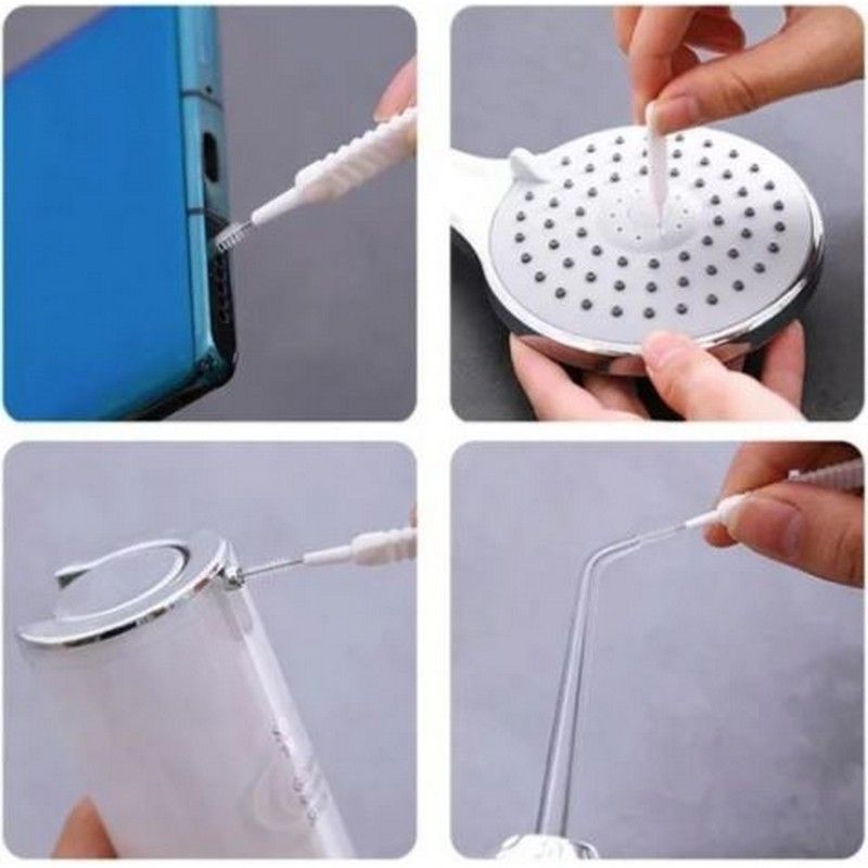10 Pcs Shower Cleaning Brush Set Anti-Clogging Small Brush