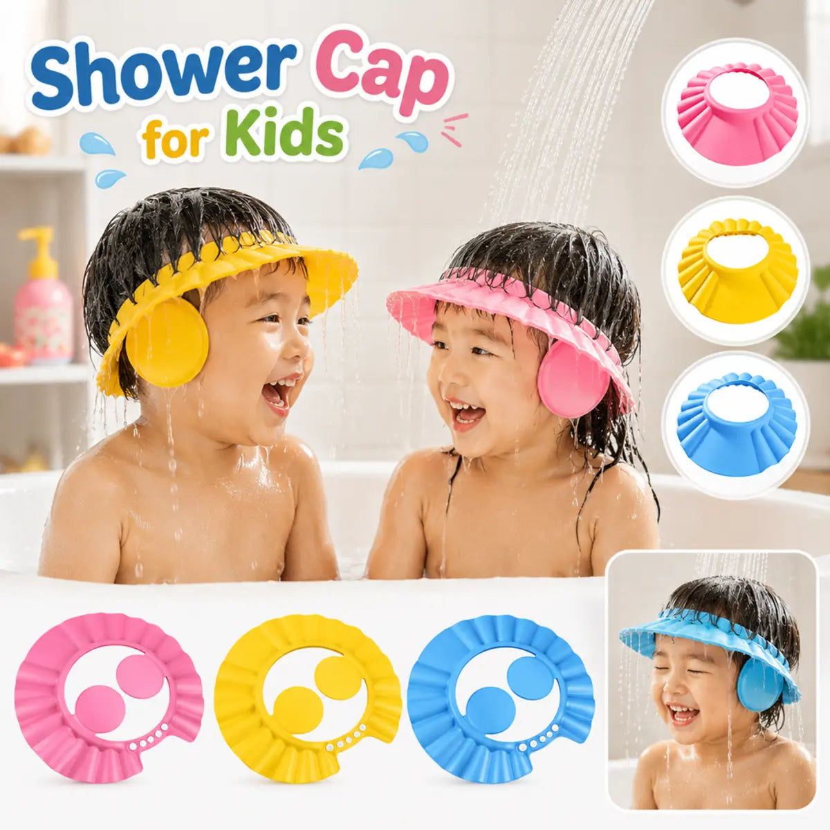 Baby Bath Shower Cap for Kids