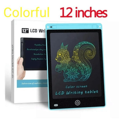 12" LCD Writing Tablet Multicolor Erasable Board