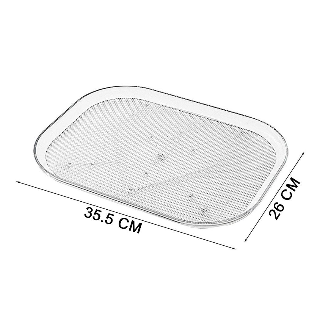 360° Rotating Acrylic Refrigerator Tray
