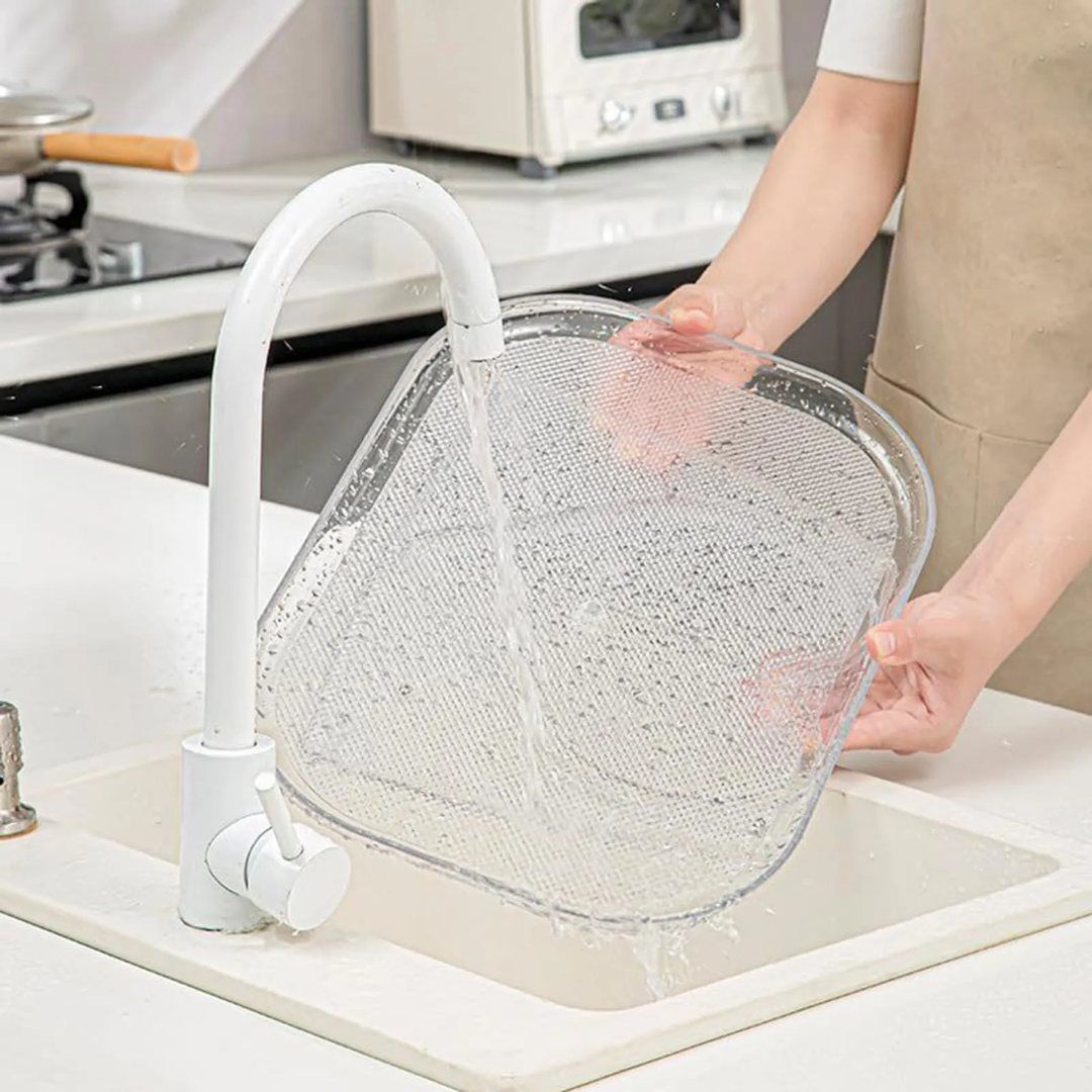 360° Rotating Acrylic Refrigerator Tray