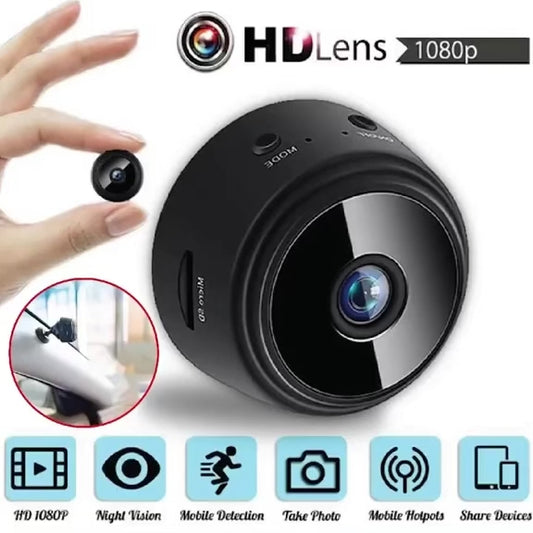 A9 Mini WiFi HD Spy Camera - Wireless Home Security with Night Vision