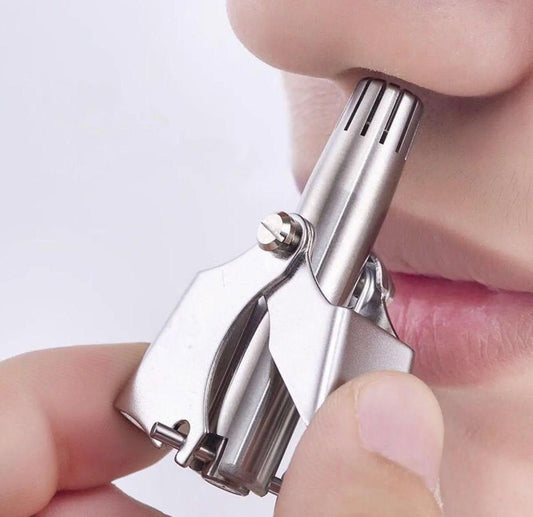 Manual Stainless Steel Nose and Ear Hair Trimmer