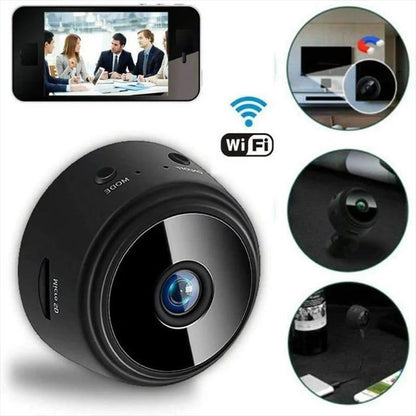 A9 Mini WiFi HD Spy Camera - Wireless Home Security with Night Vision