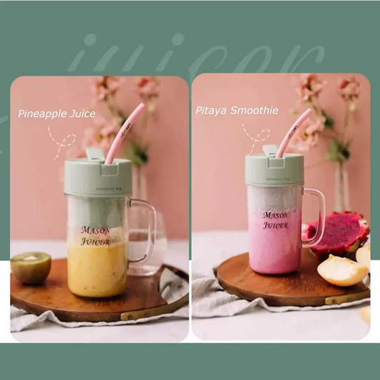 Portable Mason Juicer & Electric Blender Cup