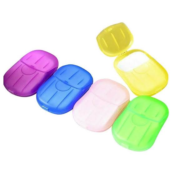 Portable Mini Travel Paper Soap Sheets (8 box)