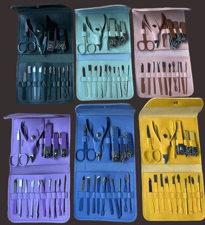 Professional Stainless Steel Manicure & Grooming Kit