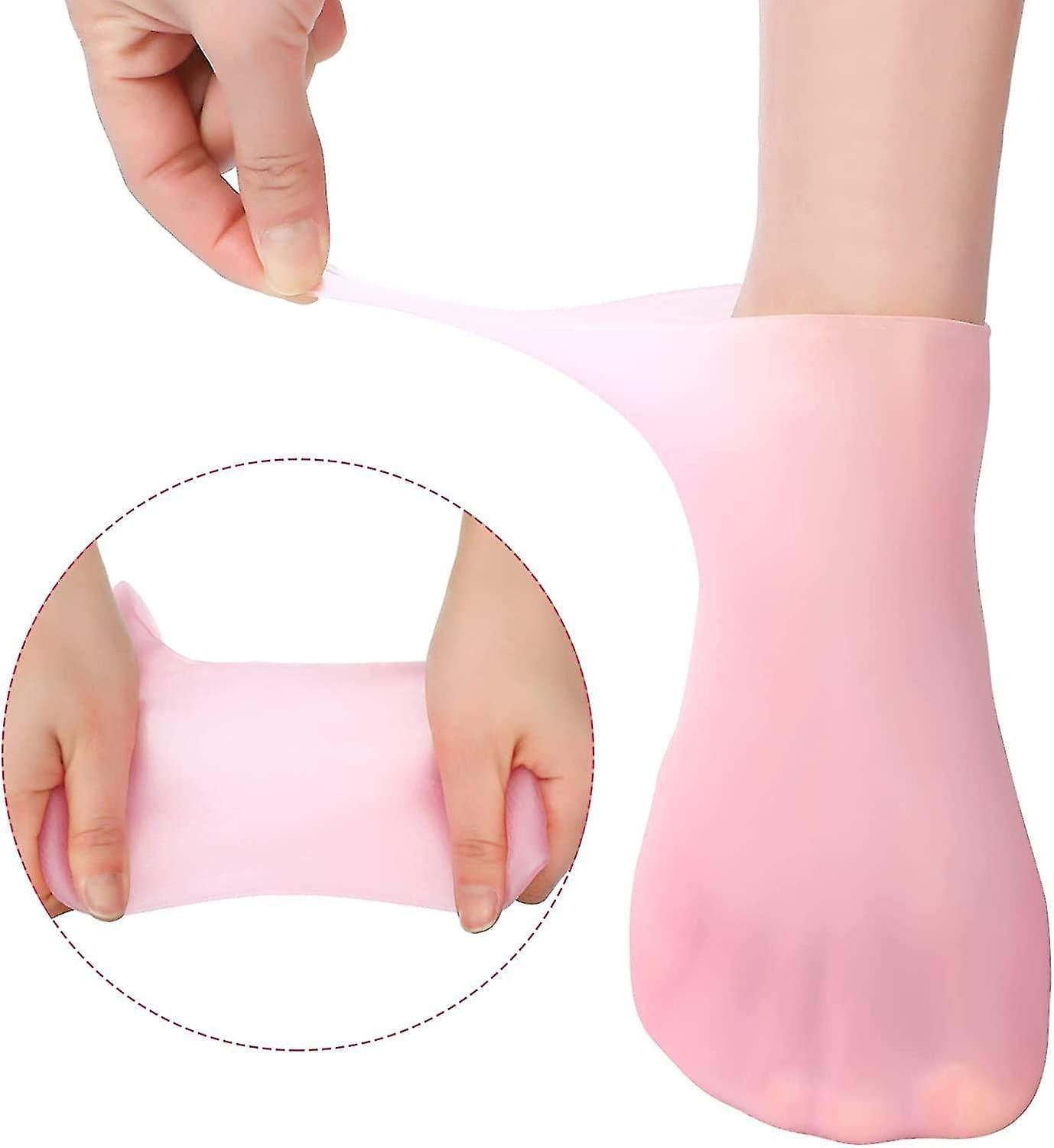 Moisturizing Silicone Gel Socks for Foot Care