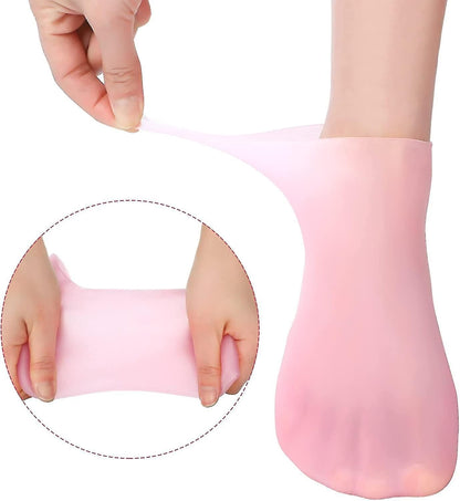 Moisturizing Silicone Gel Socks for Foot Care