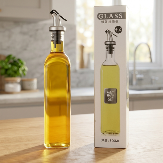 Glass oil bottle 500ml